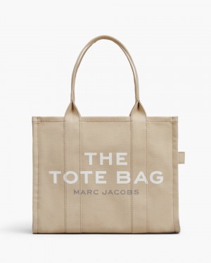 The Tote Bag Marc Jacobs The Canvas Large Tote Bag γυναικεια Μπεζ | 364259AVR