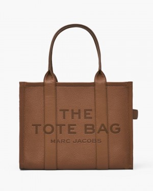 The Tote Bag Marc Jacobs The Leather Large Tote Bag γυναικεια Argan Oil | 870962XQC