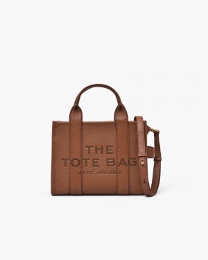 The Tote Bag Marc Jacobs The Leather Small Tote Bag γυναικεια Argan Oil | 713298UVR