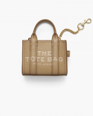 Συμβολα Marc Jacobs The Nano Tote Bag Charm γυναικεια καφε | 358904WYP