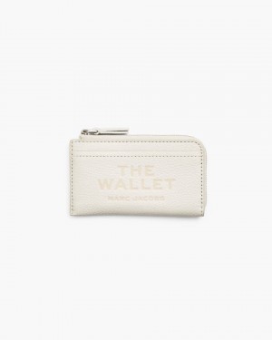 μικρά πορτοφόλια Marc Jacobs The Leather Top Zip Multi Wallet γυναικεια Cotton | 579028RQB