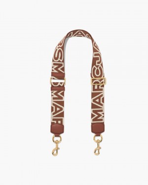 Λουράκι τσάντας Marc Jacobs The Outline Logo Webbing Strap γυναικεια Πολύχρωμο | 862391ZJU