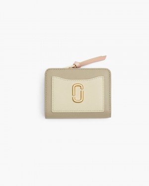 μικρά πορτοφόλια Marc Jacobs The Utility Snapshot Mini Compact Wallet γυναικεια Χακί Πολύχρωμο | 173625QRS