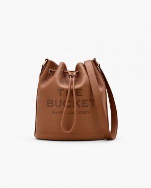 bucket bags Marc Jacobs The Leather Large Bucket Bag γυναικεια Argan Oil | 506824RGU