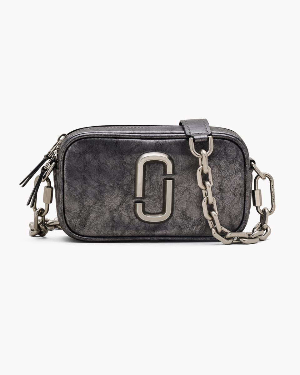 Snapshot Τσαντεσ Marc Jacobs The Metallic Distressed Big Shot γυναικεια σκούρο γκρι | 853796FMX