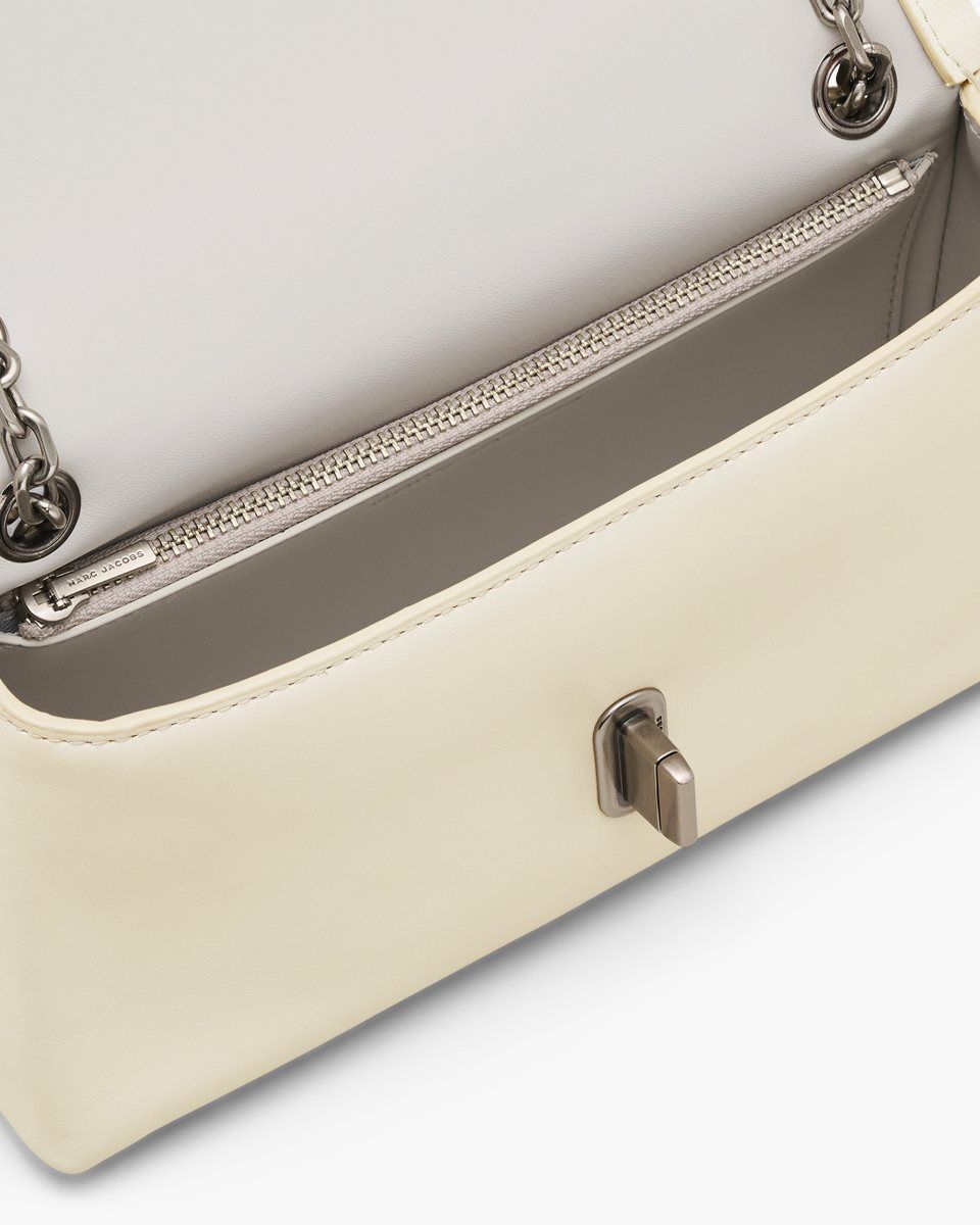 The Dual Bag Marc Jacobs The Dual Chain Wallet γυναικεια ασπρα | 254693AKC