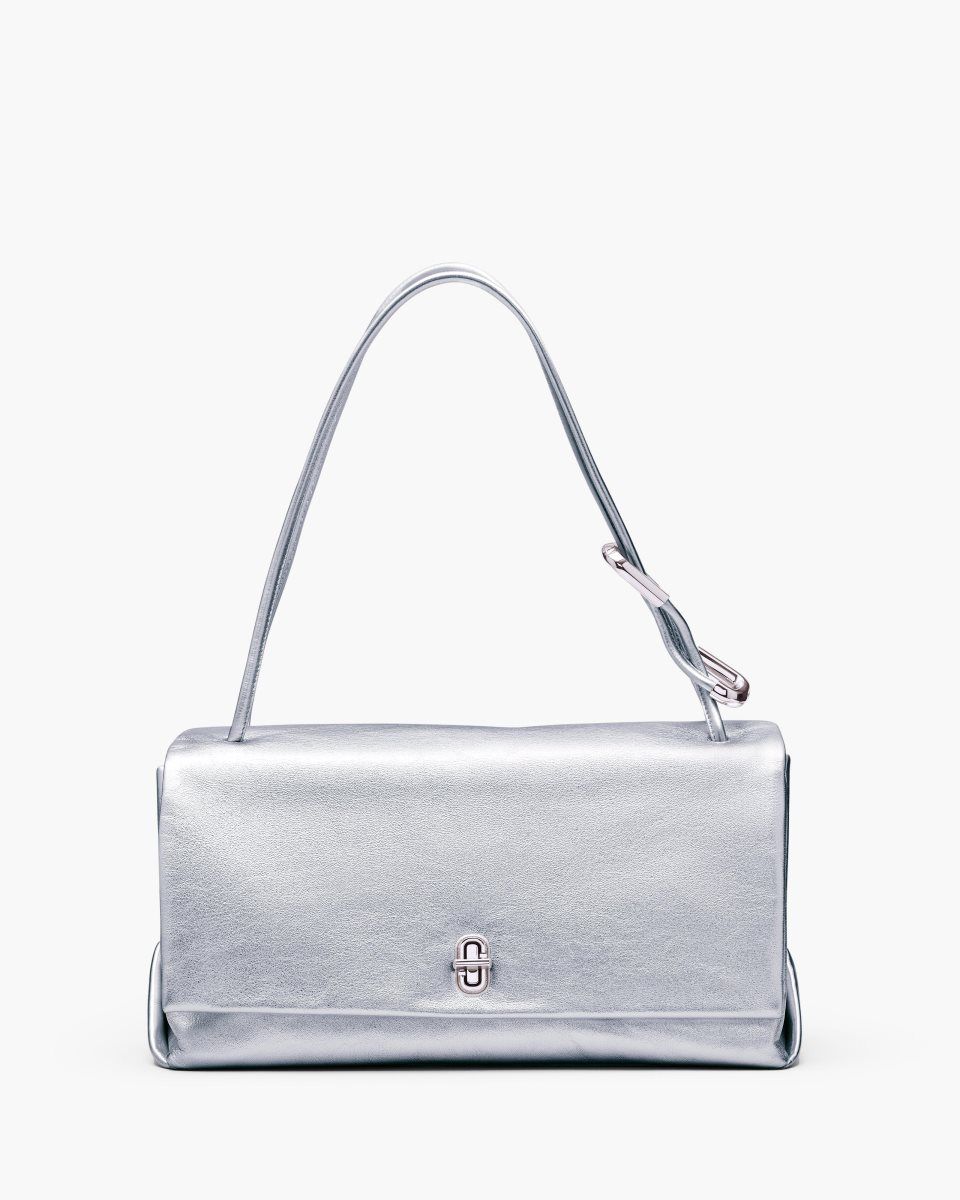 The Dual Bag Marc Jacobs The Metallic Large Dual Bag γυναικεια ασημι | 729180KDP