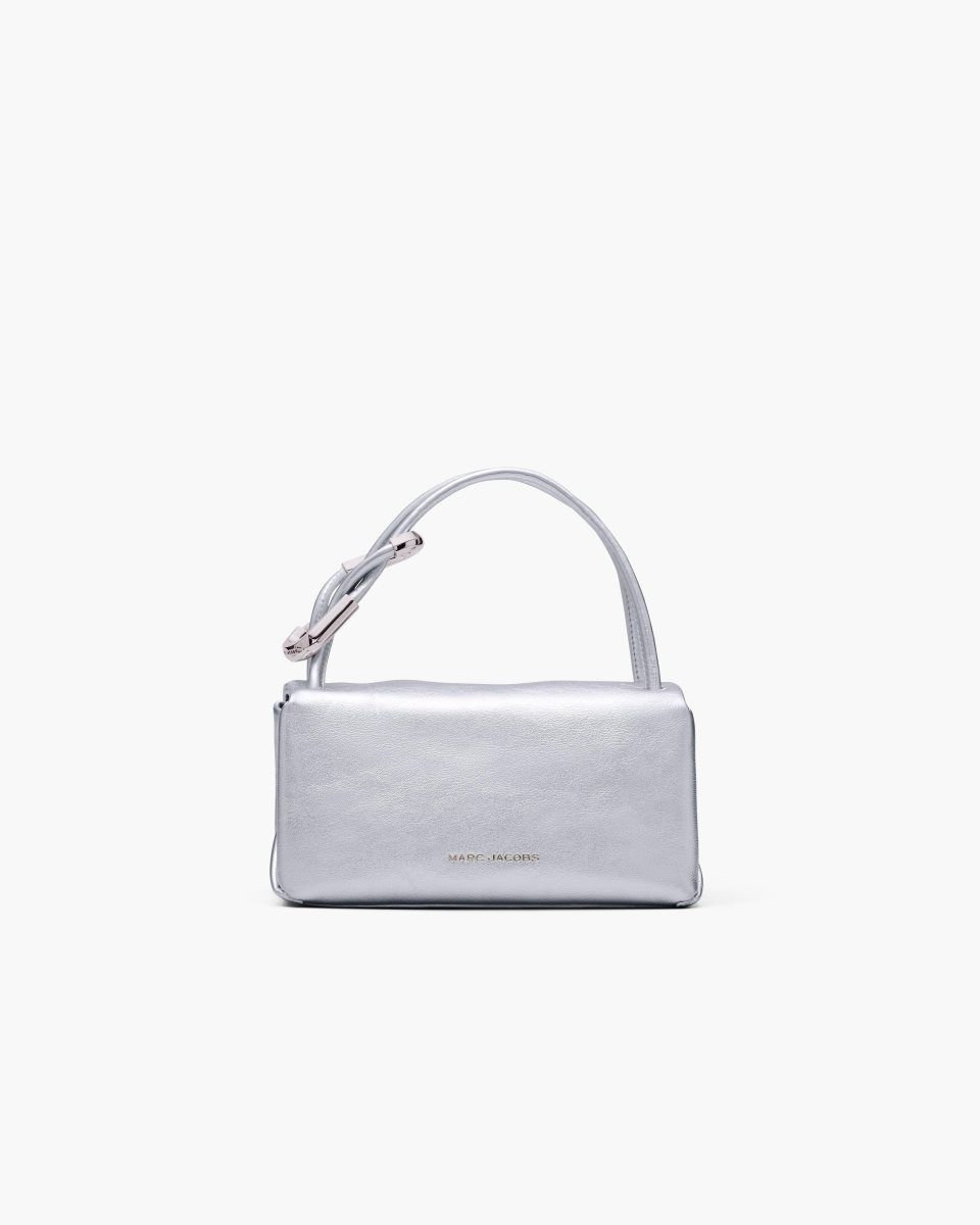 The Dual Bag Marc Jacobs The Metallic Mini Dual Bag γυναικεια ασημι | 756831NIW