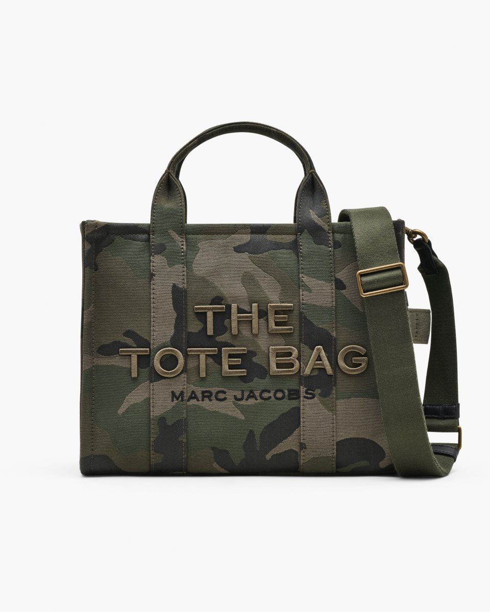 The Tote Bag Marc Jacobs The Camo Jacquard Medium Tote Bag γυναικεια καμουφλάζ Πολύχρωμο | 504861JHO