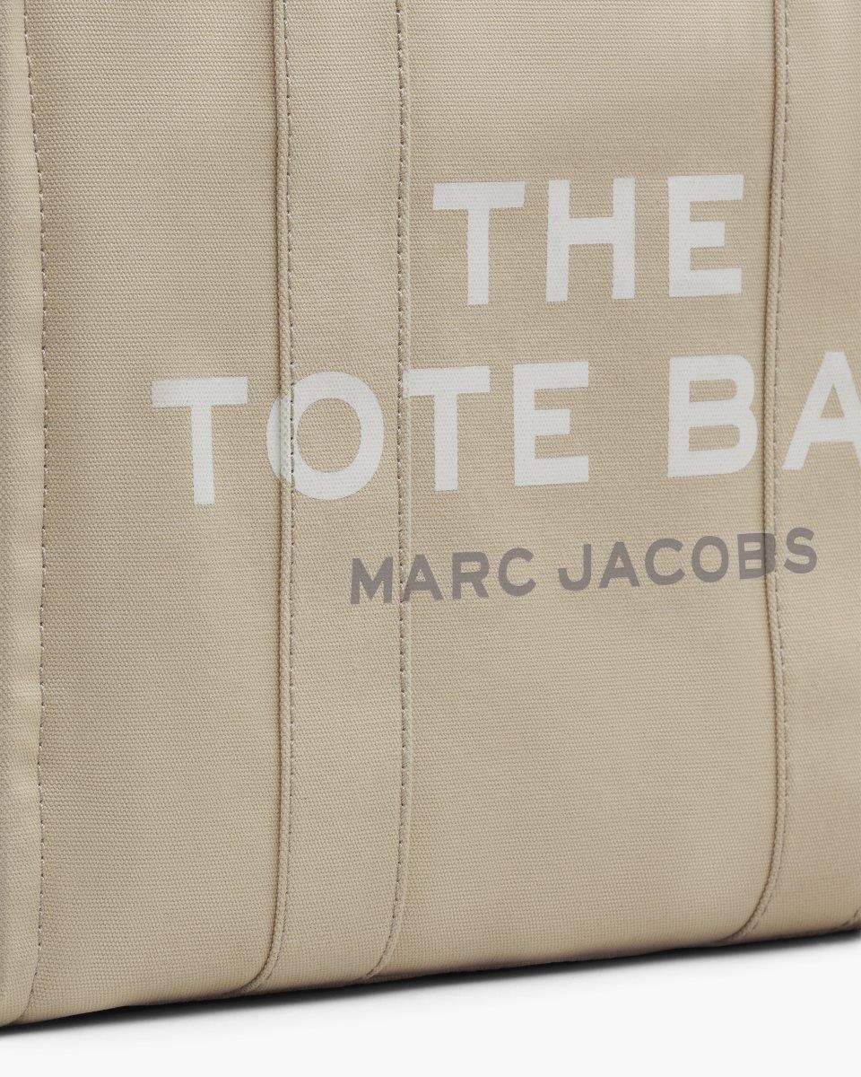 The Tote Bag Marc Jacobs The Canvas Large Tote Bag γυναικεια Μπεζ | 364259AVR