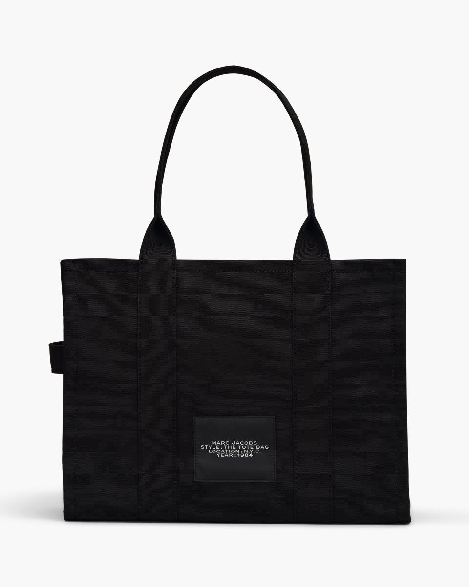 The Tote Bag Marc Jacobs The Canvas Large Tote Bag γυναικεια μαυρα | 453827PFS