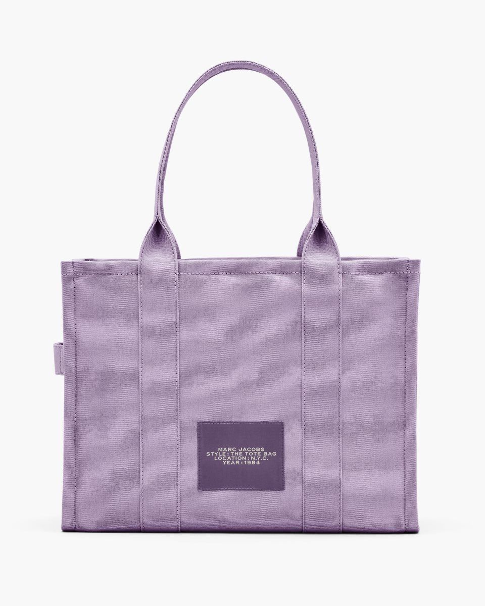 The Tote Bag Marc Jacobs The Canvas Large Tote Bag γυναικεια μωβ | 519832BUV