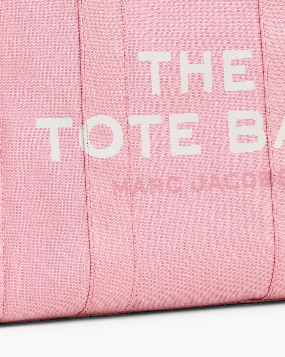 The Tote Bag Marc Jacobs The Canvas Large Tote Bag γυναικεια ροζ | 643825TQN