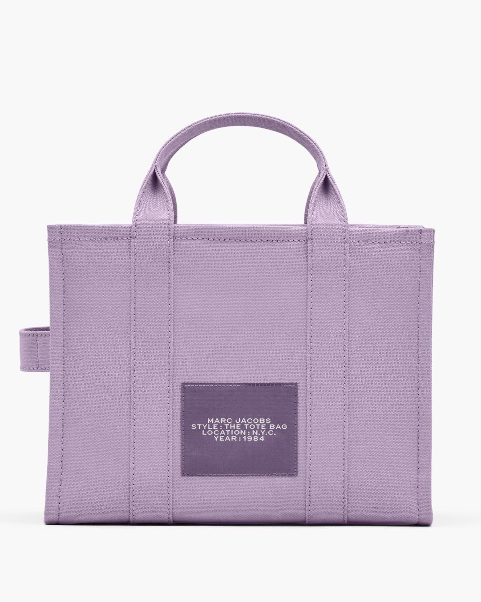 The Tote Bag Marc Jacobs The Canvas Medium Tote Bag γυναικεια μωβ | 125348COW