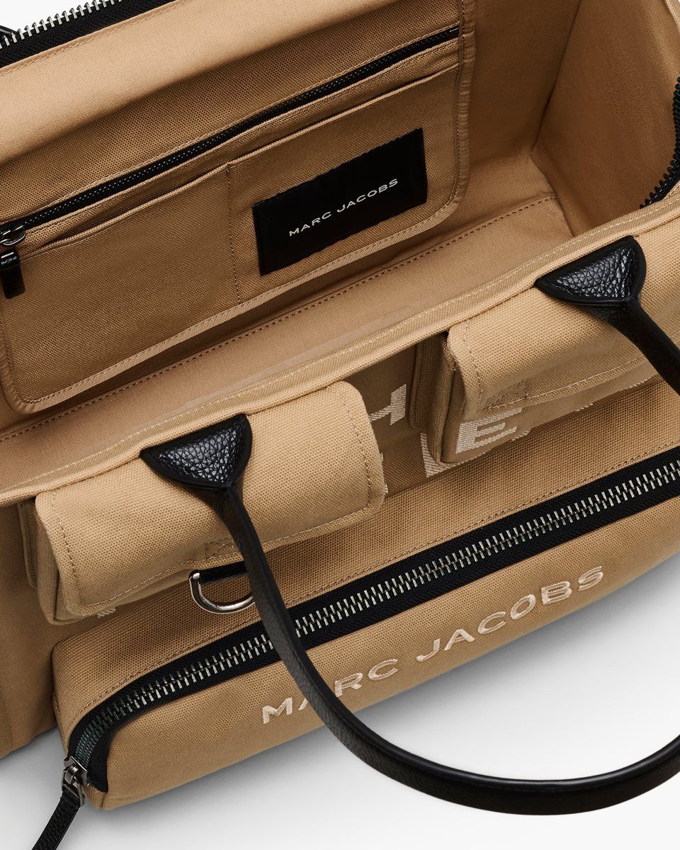 The Tote Bag Marc Jacobs The Cargo Canvas Large Tote Bag γυναικεια καφε | 107529SHM