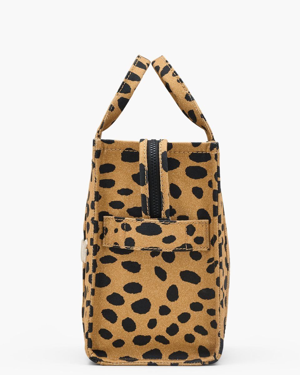 The Tote Bag Marc Jacobs The Cheetah Canvas Medium Tote Bag γυναικεια μαυρα Πολύχρωμο | 783491YCS