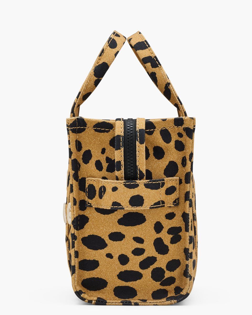 The Tote Bag Marc Jacobs The Cheetah Canvas Small Tote Bag γυναικεια μαυρα Πολύχρωμο | 932871OZQ