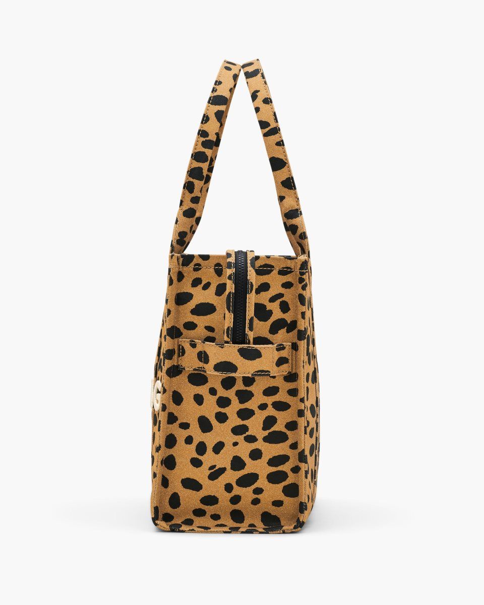 The Tote Bag Marc Jacobs The Cheetah Canvas Large Tote Bag γυναικεια μαυρα Πολύχρωμο | 017624RYB