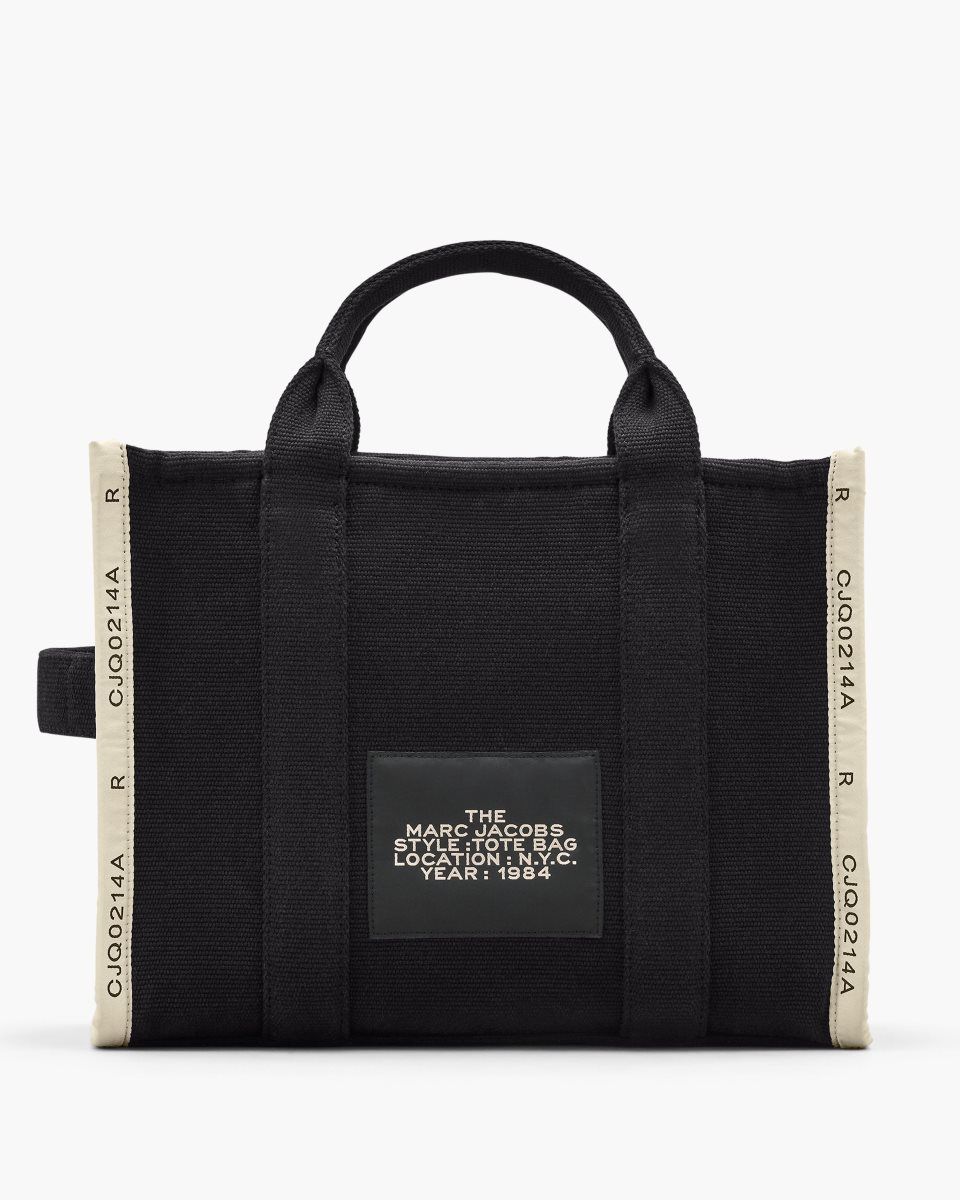 The Tote Bag Marc Jacobs The Jacquard Medium Tote Bag γυναικεια μαυρα | 624837VWG