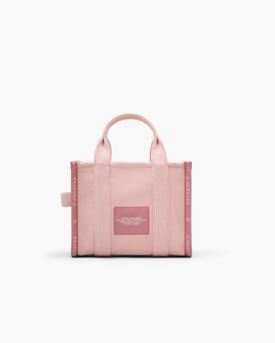 The Tote Bag Marc Jacobs The Jacquard Small Tote Bag γυναικεια ροζ | 206893HFE