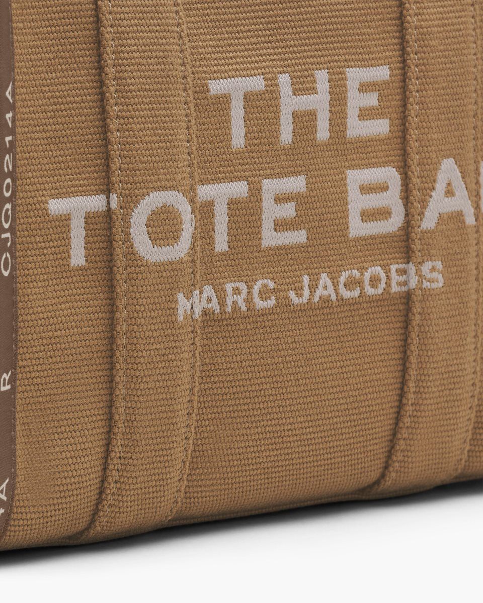 The Tote Bag Marc Jacobs The Jacquard Small Tote Bag γυναικεια καφε | 603295JDX