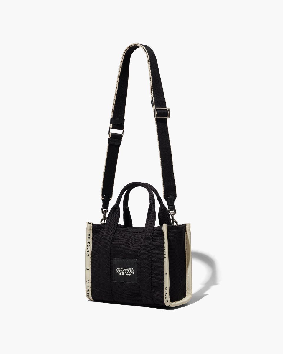 The Tote Bag Marc Jacobs The Jacquard Small Tote Bag γυναικεια μαυρα | 906428UJF