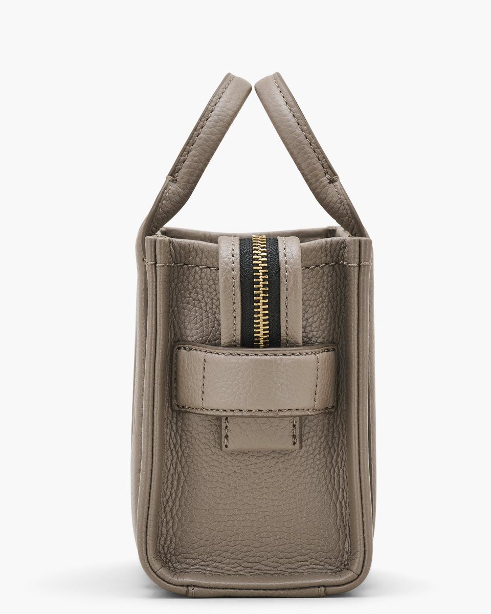 The Tote Bag Marc Jacobs The Leather Crossbody Tote Bag γυναικεια Cement | 415029EKG