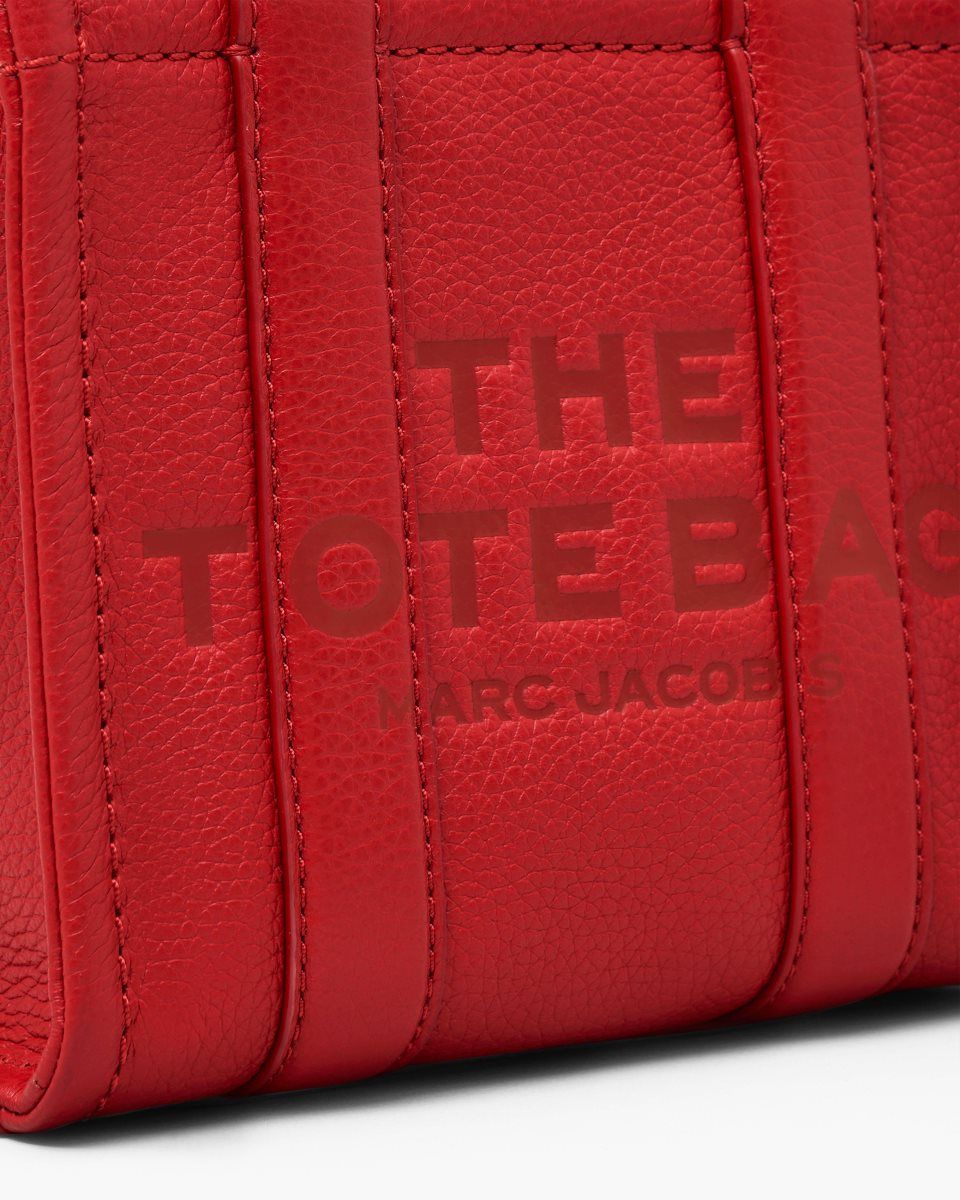 The Tote Bag Marc Jacobs The Leather Crossbody Tote Bag γυναικεια κοκκινα | 521704MFW