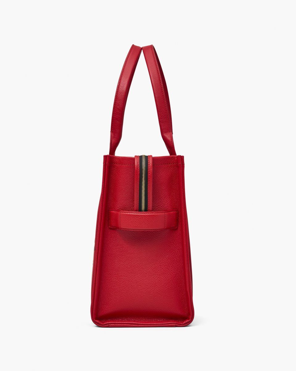 The Tote Bag Marc Jacobs The Leather Large Tote Bag γυναικεια κοκκινα | 586324EGZ