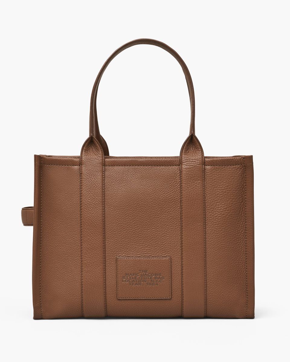 The Tote Bag Marc Jacobs The Leather Large Tote Bag γυναικεια Argan Oil | 870962XQC