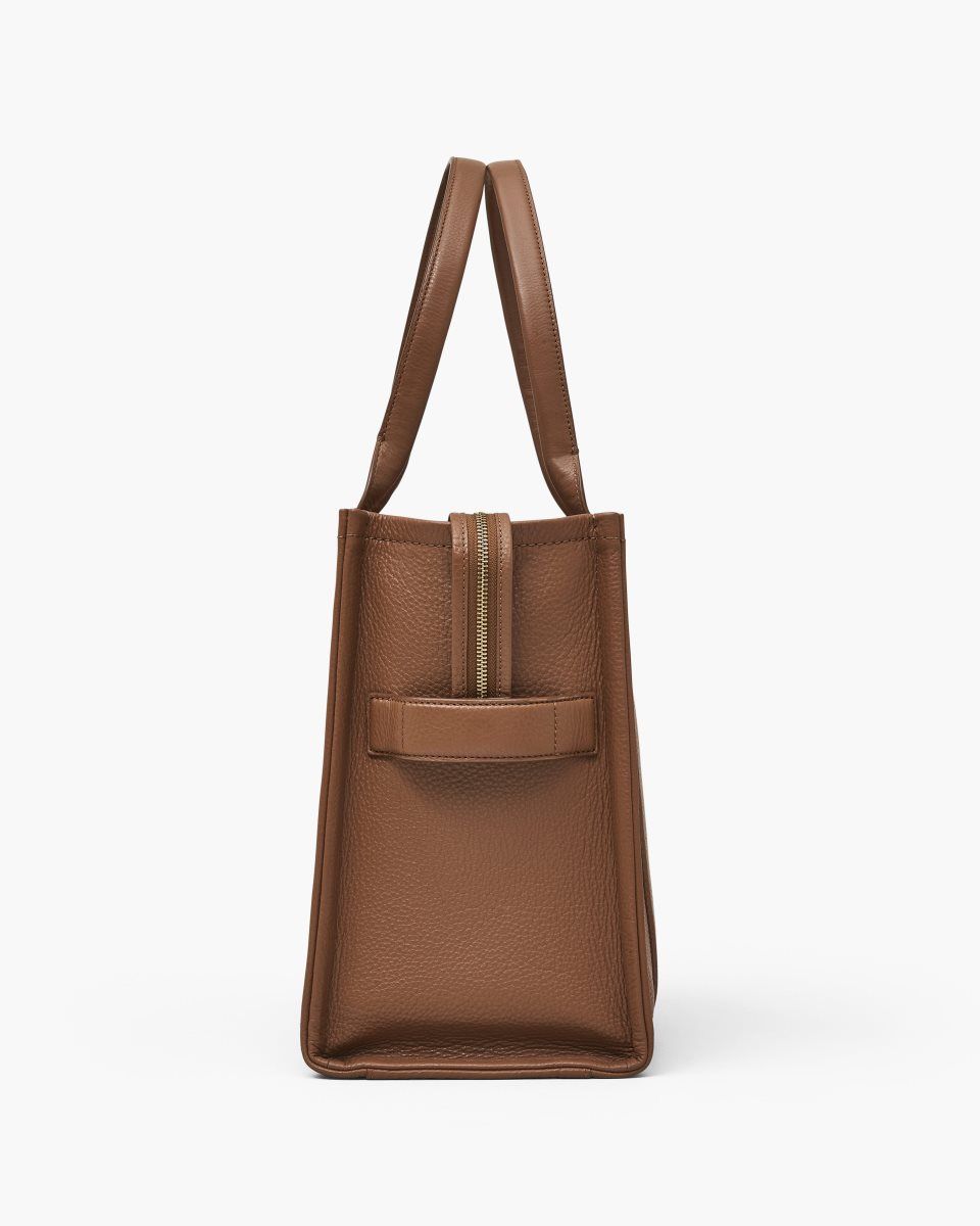 The Tote Bag Marc Jacobs The Leather Large Tote Bag γυναικεια Argan Oil | 870962XQC