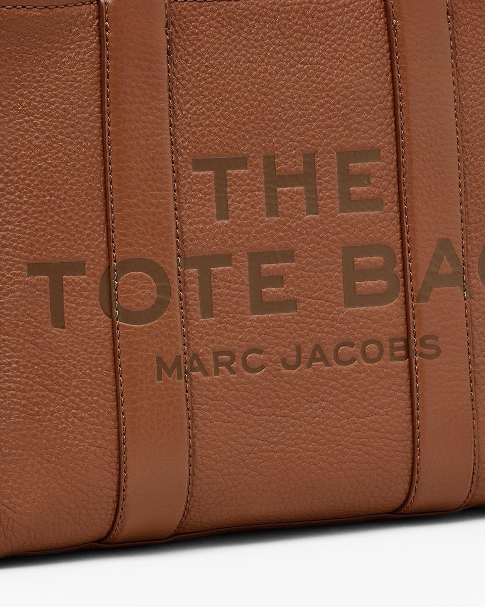 The Tote Bag Marc Jacobs The Leather Medium Tote Bag γυναικεια Argan Oil | 178694QIH