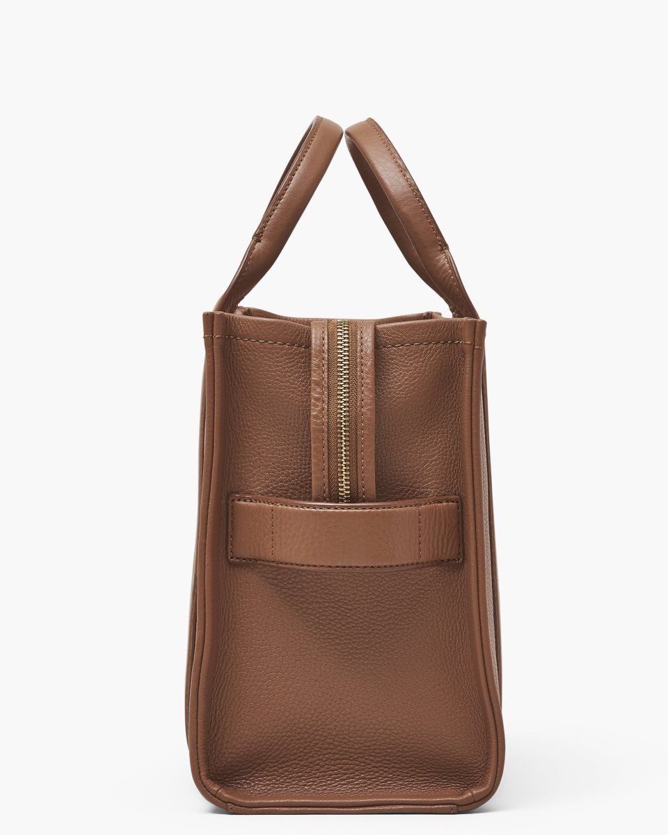 The Tote Bag Marc Jacobs The Leather Medium Tote Bag γυναικεια Argan Oil | 178694QIH