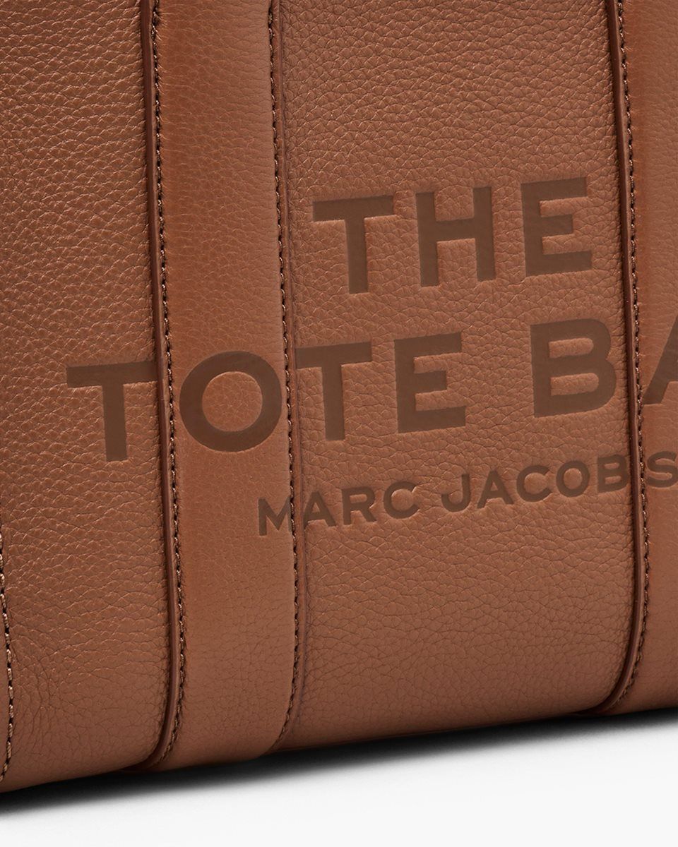 The Tote Bag Marc Jacobs The Leather Small Tote Bag γυναικεια Argan Oil | 713298UVR