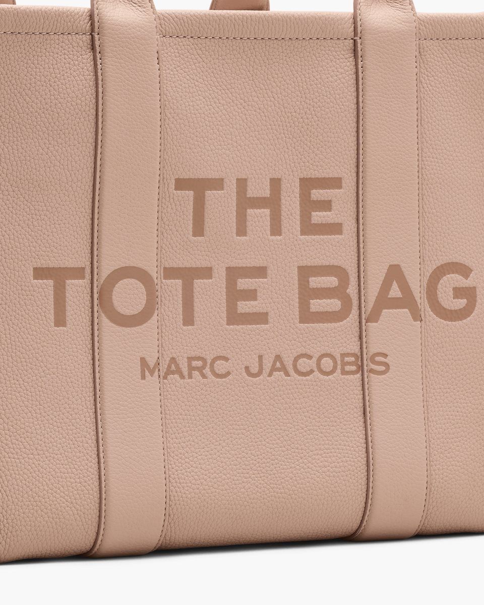 The Tote Bag Marc Jacobs The Leather Small Tote Bag γυναικεια ροζ | 891057WEC