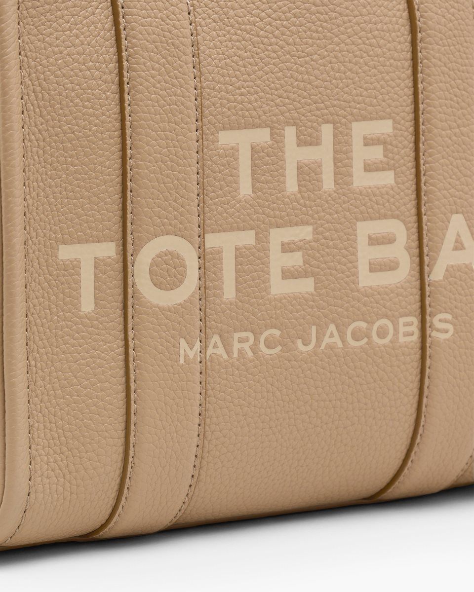 The Tote Bag Marc Jacobs The Leather Small Tote Bag γυναικεια καφε | 956324FRI