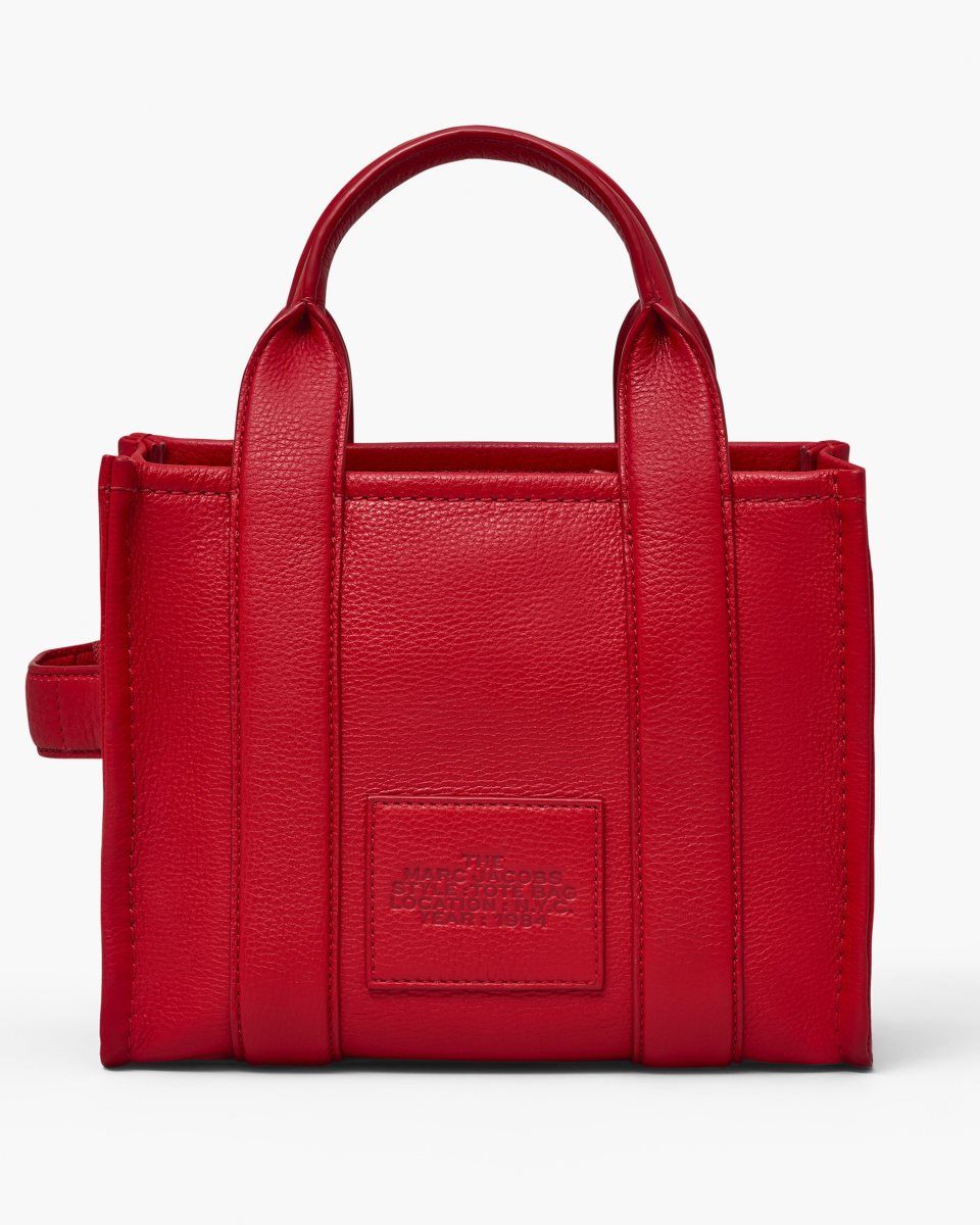 The Tote Bag Marc Jacobs The Leather Small Tote Bag γυναικεια κοκκινα | 154786RVE