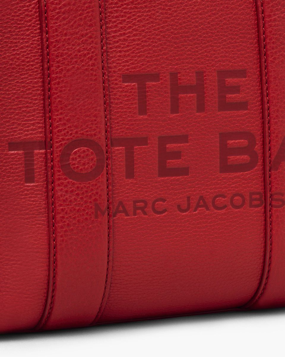 The Tote Bag Marc Jacobs The Leather Small Tote Bag γυναικεια κοκκινα | 154786RVE