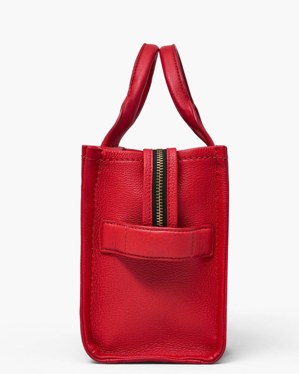 The Tote Bag Marc Jacobs The Leather Small Tote Bag γυναικεια κοκκινα | 154786RVE