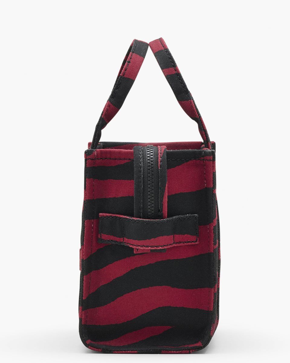 The Tote Bag Marc Jacobs The Zebra Canvas Small Tote Bag γυναικεια μαυρα | 185096CXK