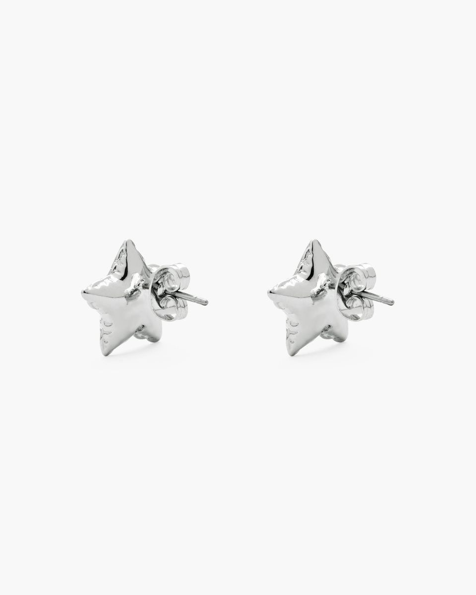 Σκουλαρικια Marc Jacobs Balloon Star Earrings γυναικεια ανοιχτο ασημι | 783409OQY