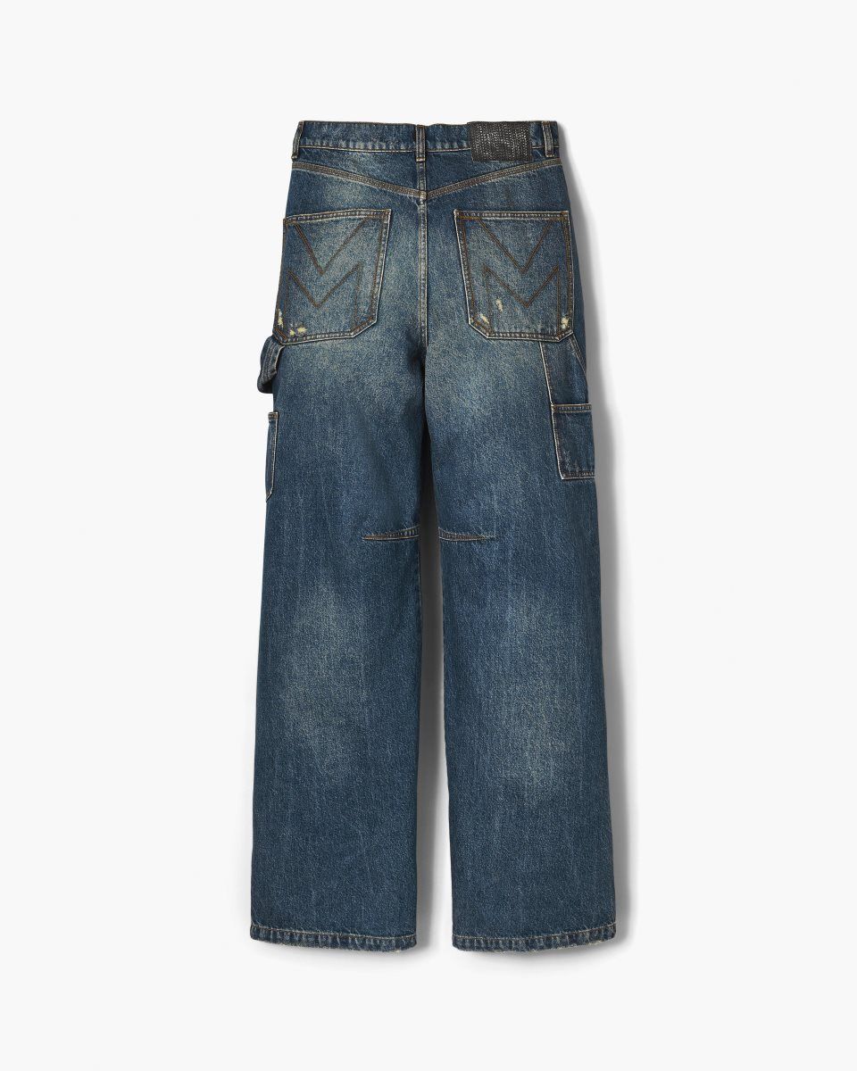 παντελονι Marc Jacobs Grunge Oversized Carpenter Jean γυναικεια μπλε σκουρο | 310498VRM