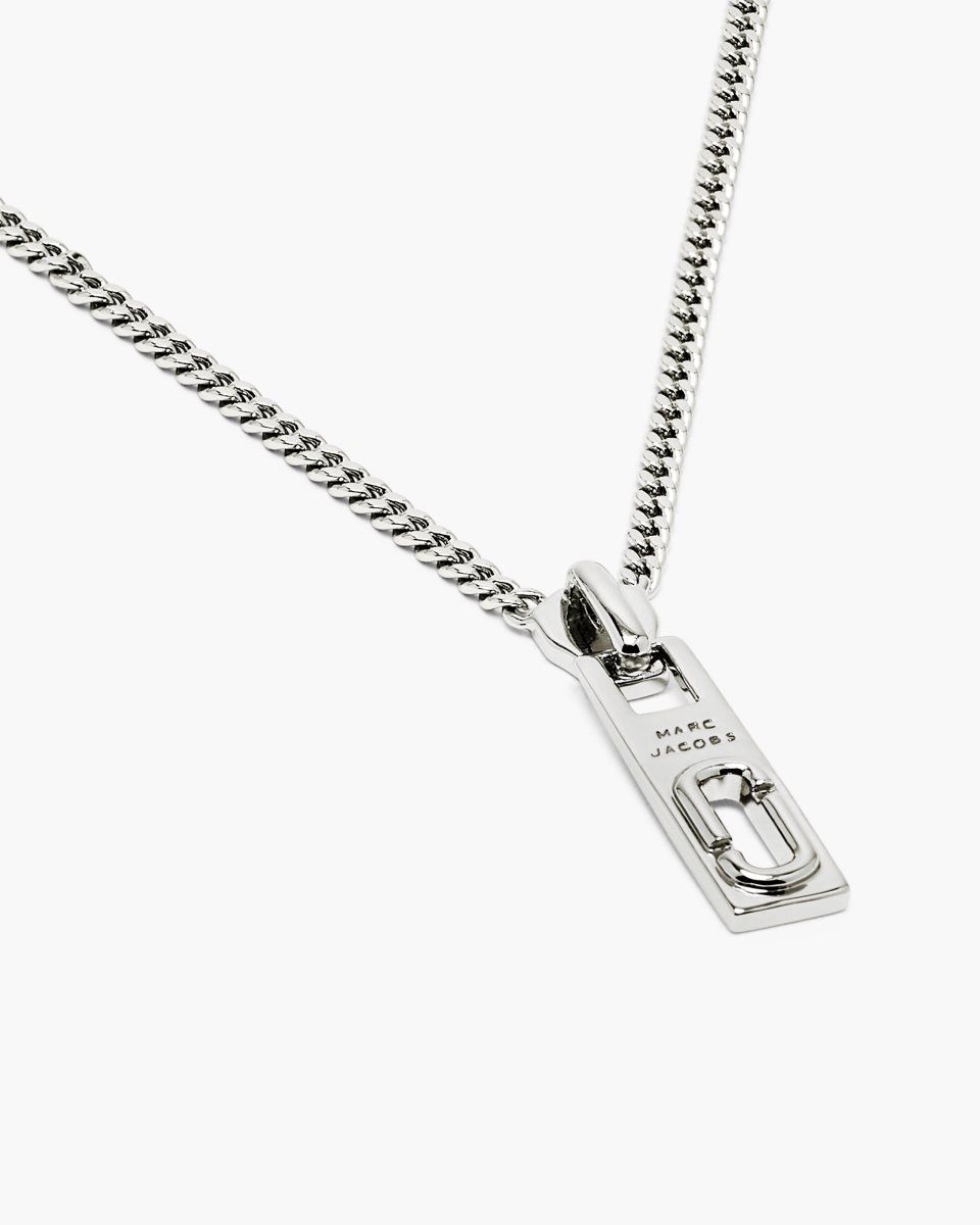 Κολιε Marc Jacobs J Marc Zipper Necklace γυναικεια ασημι | 630184HVD