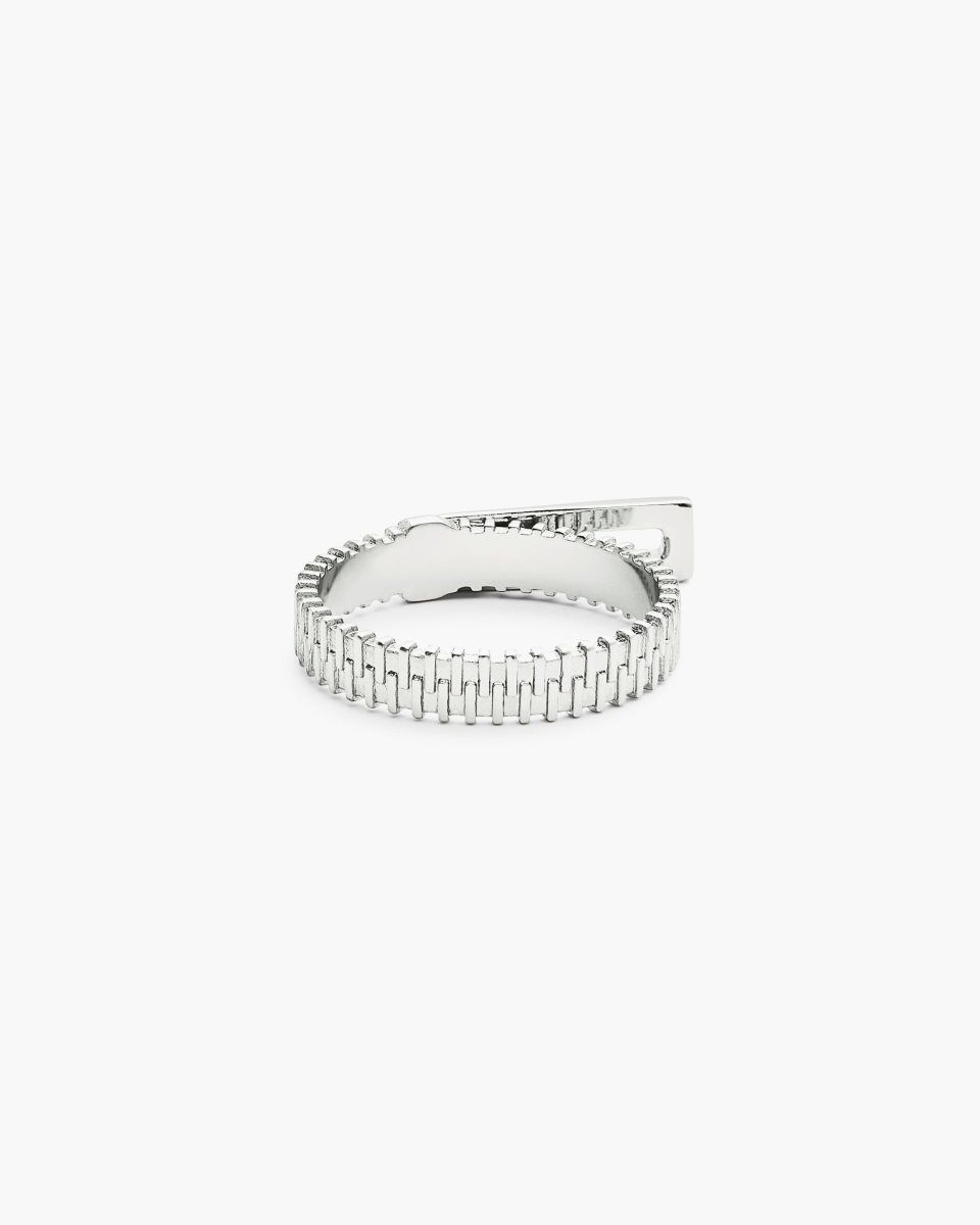 Δαχτυλιδια Marc Jacobs J Marc Zipper Ring γυναικεια ασημι | 746105LGC