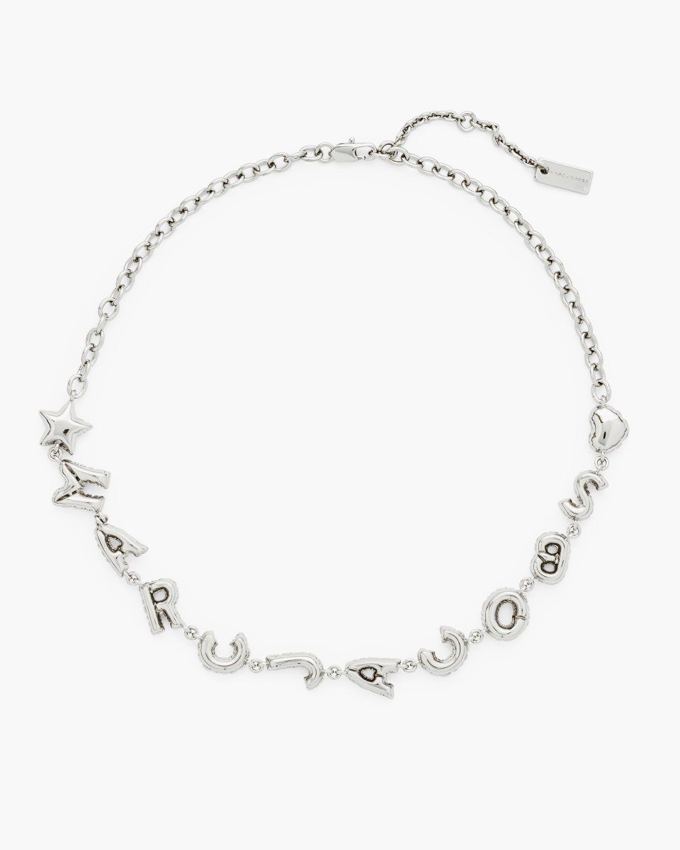 Κολιε Marc Jacobs Marc Jacobs Balloon Necklace γυναικεια ανοιχτο ασημι | 572164BCG