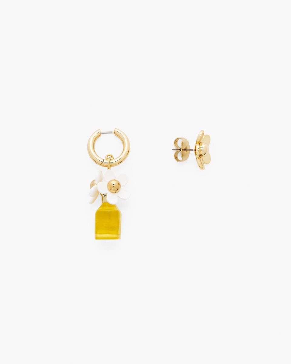 Σκουλαρικια Marc Jacobs Mini Icon Daisy Earrings γυναικεια χρυσο χρωμα κίτρινα Πολύχρωμο | 291304FBT