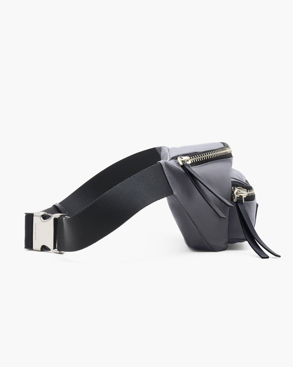 Σακιδια Marc Jacobs The Biker Nylon Belt Bag γυναικεια σκούρο γκρι | 510746AYP