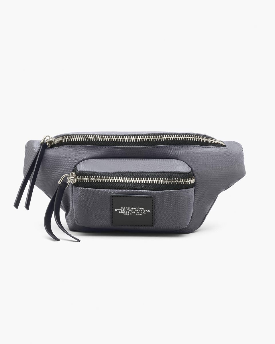 Σακιδια Marc Jacobs The Biker Nylon Belt Bag γυναικεια σκούρο γκρι | 510746AYP