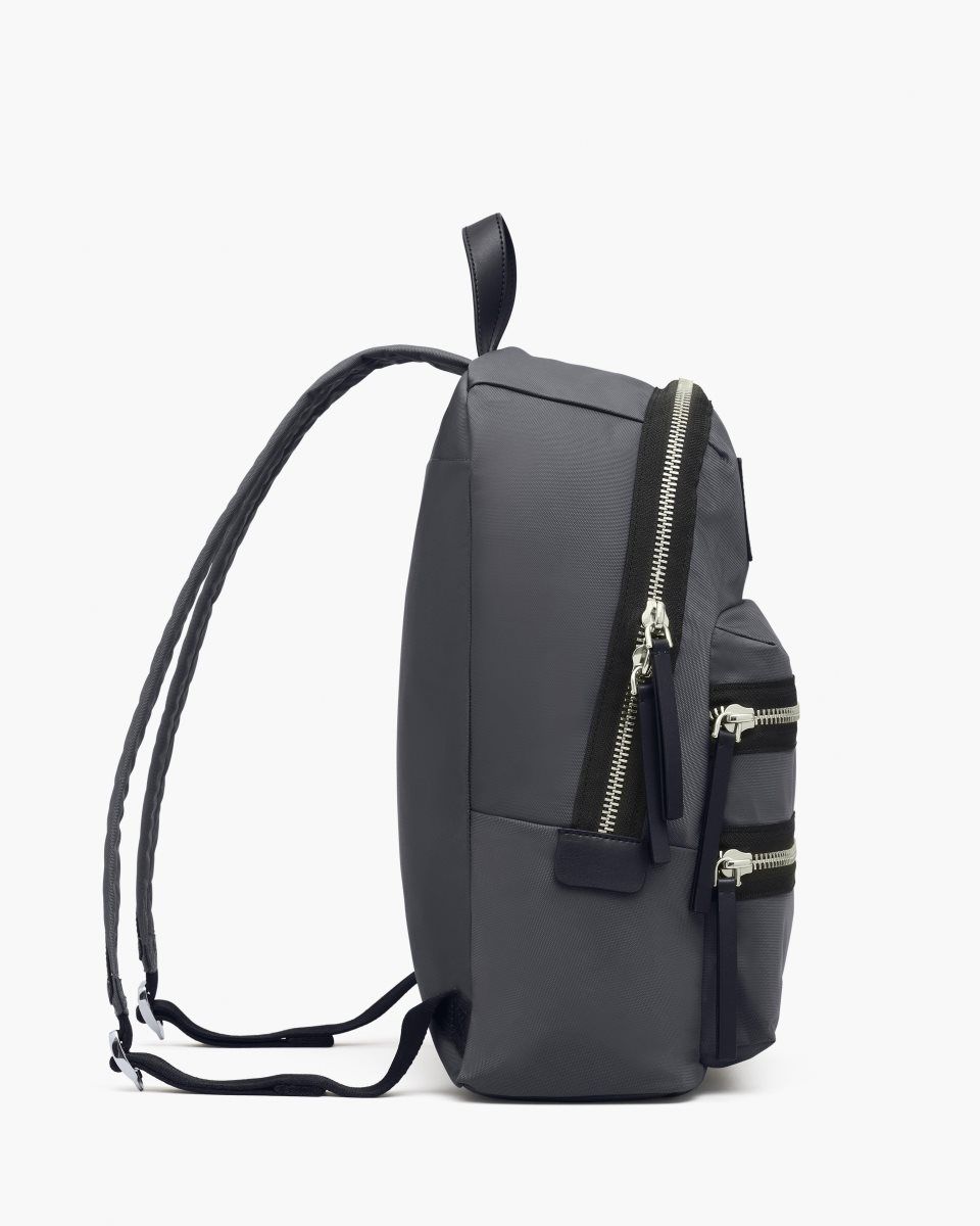 Σακιδια Marc Jacobs The Biker Nylon Large Backpack γυναικεια σκούρο γκρι | 923507MLT