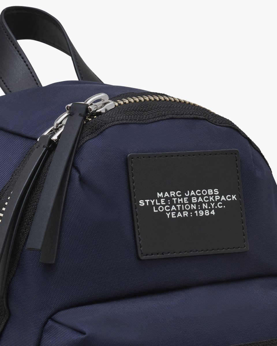 Σακιδια Marc Jacobs The Biker Nylon Medium Backpack γυναικεια μπλε | 057261BZK